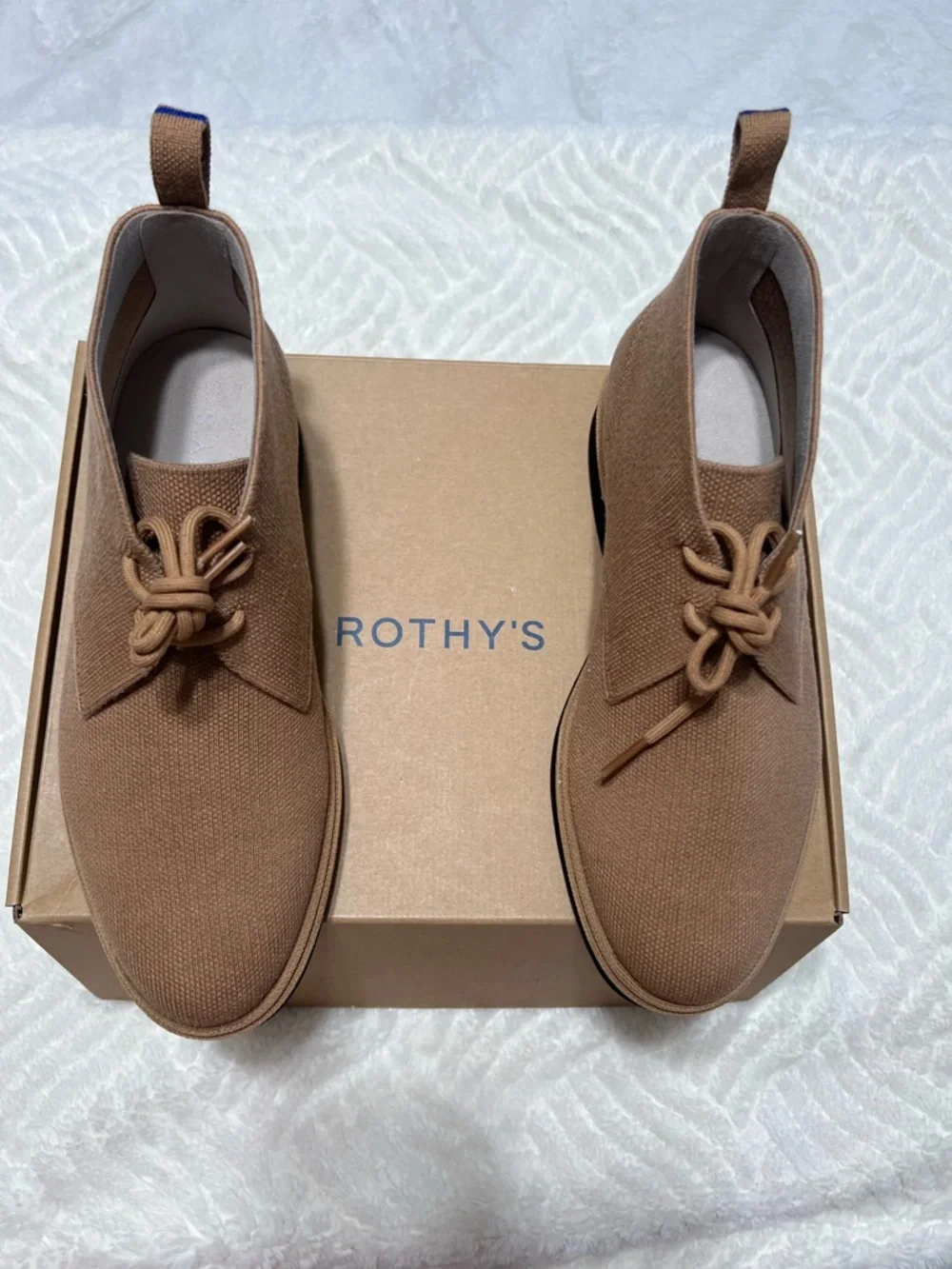 Rothy’s The Chukka Boot Butternut NIB Men’s 7 Women’s 8.5 Water Resistant